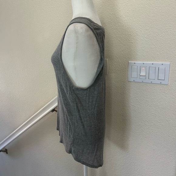 Free People We The Free Tank Top Womens Large White Sleeveless Oversized Stretch - Picture 2 of 9